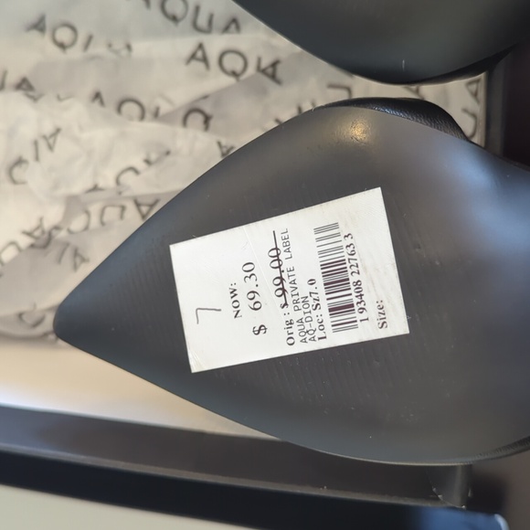 Aqua Dion black pumps - Picture 8 of 10